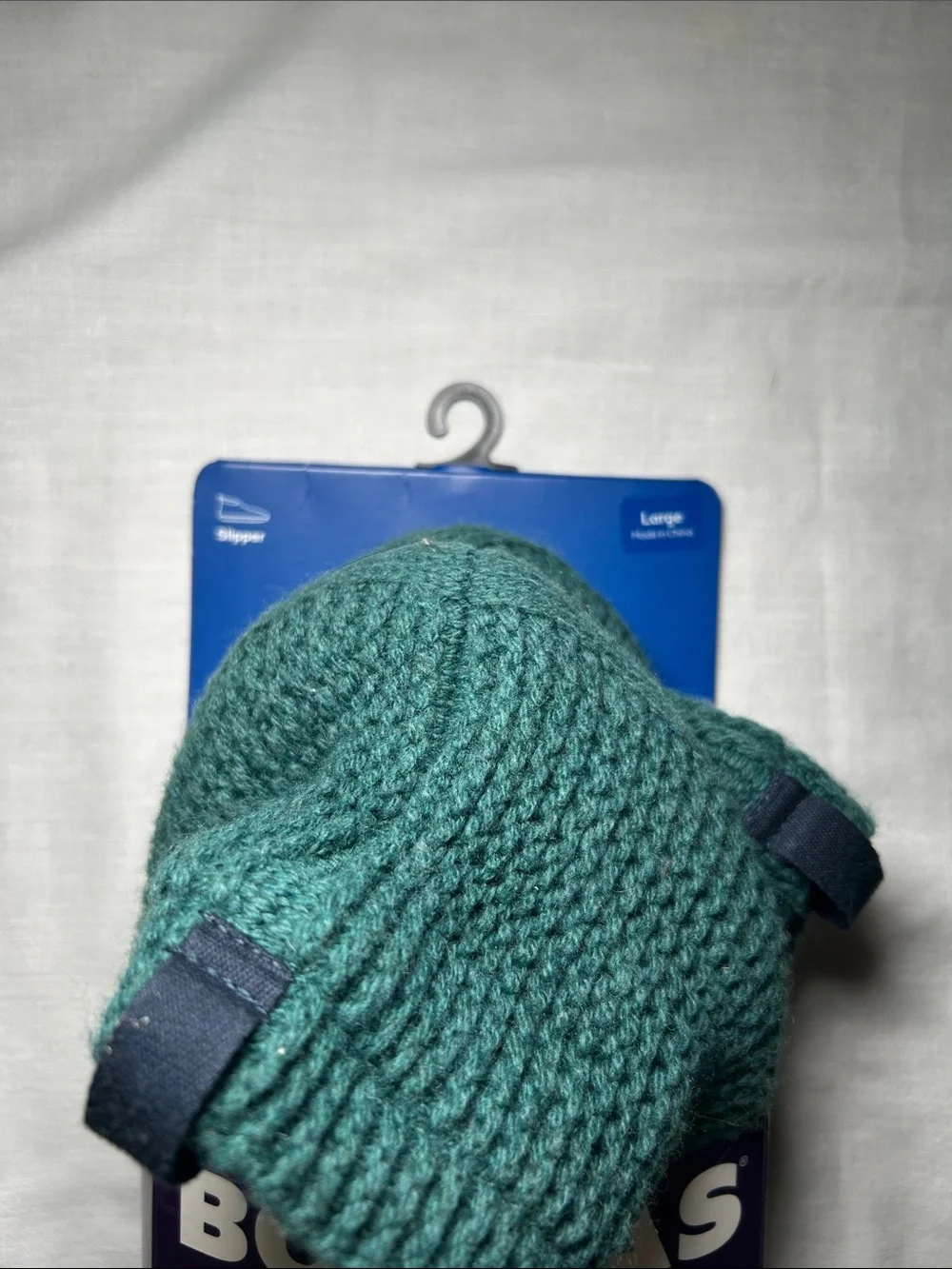Bombas The Gripper Slipper Half-Sock in Teal Green